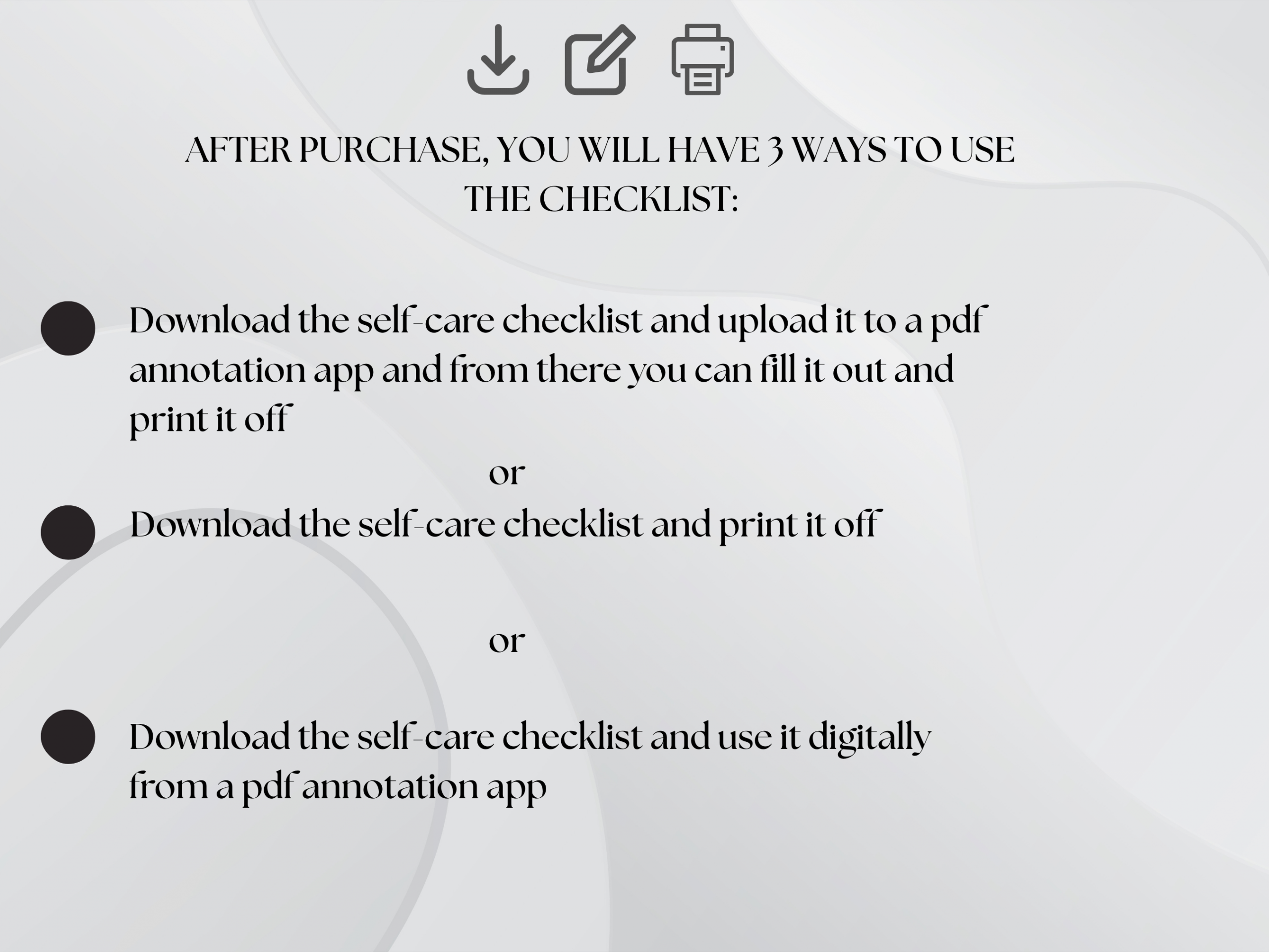 Self-Care Checklist - Printable and Digital - Image 6