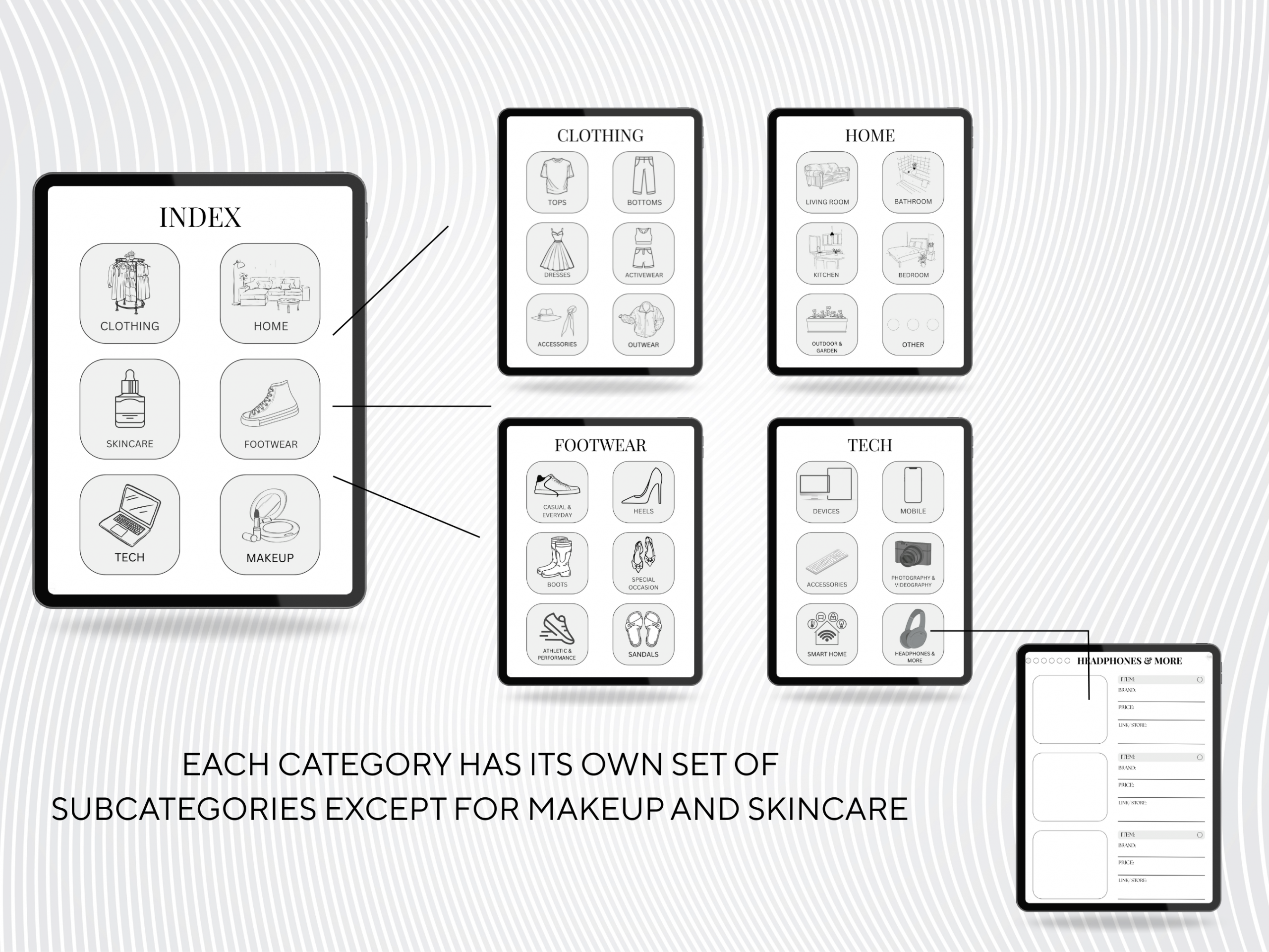 Digital Wishlist Planner - Aesthetic and Minimal - Image 2
