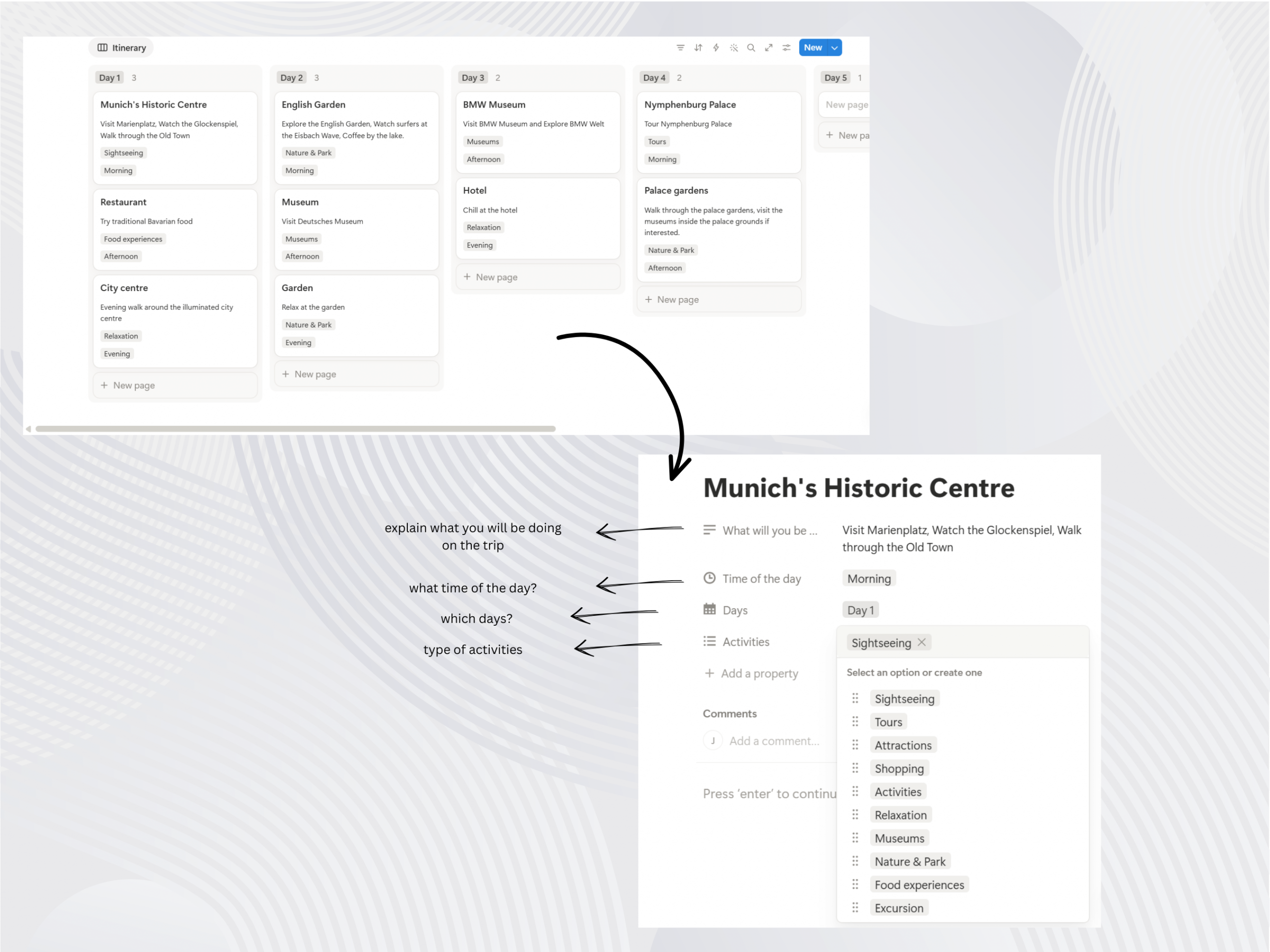 Notion Trip Planner – Minimal and Easy to Use - Image 3