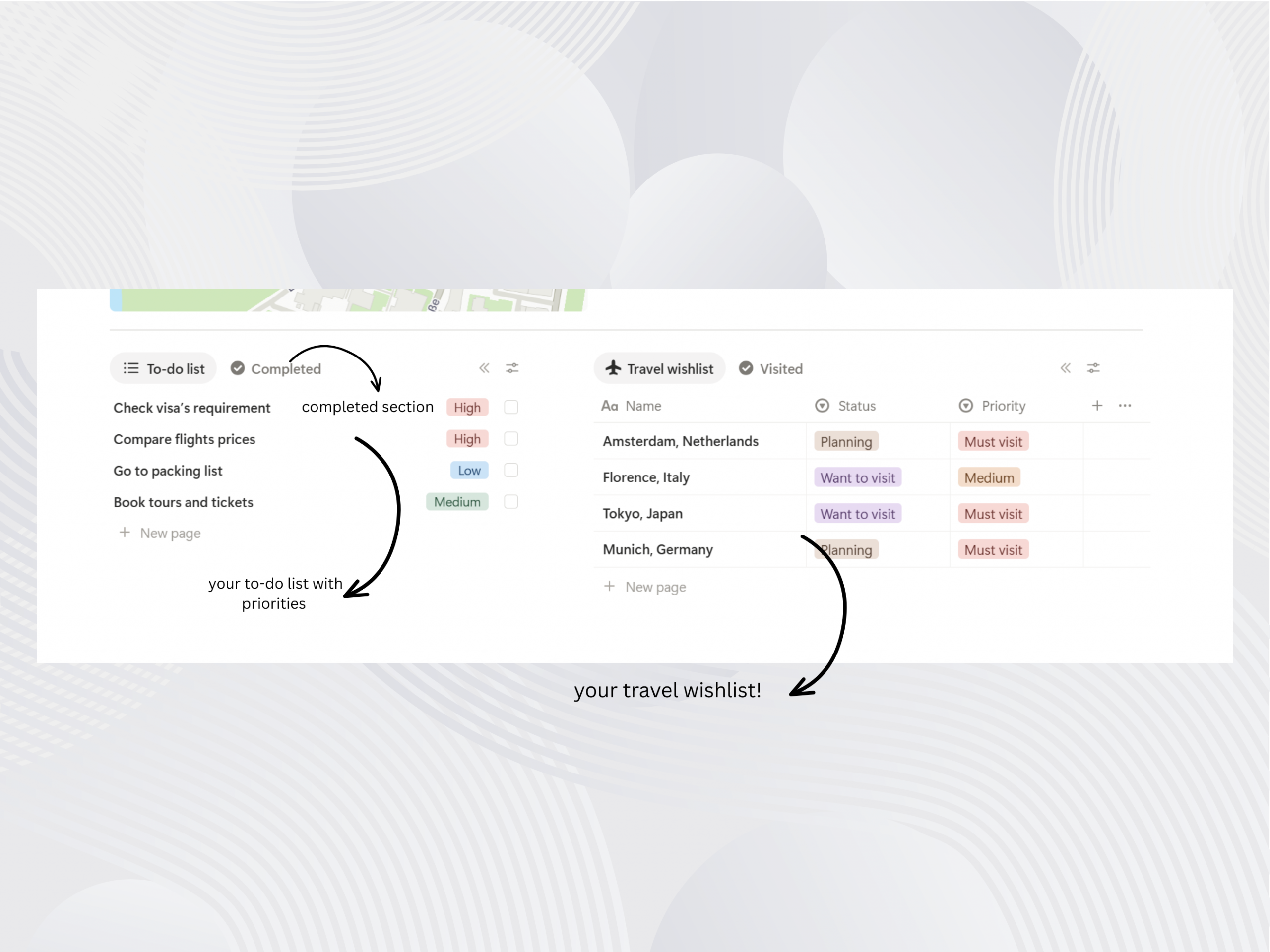 Notion Trip Planner – Minimal and Easy to Use - Image 4