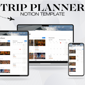 Notion Trip Planner – Minimal and Easy to Use